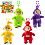 Teletubbies Super Soft Gift Quality 12cm Embroidered Plush Keyclips - Set of 4