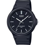 Mens Wristwatch CASIO MW-240-1EVDF Silicone Black Vintage Sub 50mt