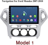 QXHELI pour Ford Mondeo 2007-2013 Double Din Car Stereo Navigation GPS À Écran Tactile Lecteur DVD De Voiture Bluetooth Autoradio Autoradio Récepteur