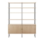 Carl Hansen - BM0253 150 x 189 cm, Vitoljad Ek - Hyllsystem