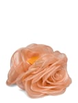 Orchia Flower Hair Claw Accessories Hair Accessories Hair Claws Orange Becksöndergaard