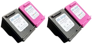 2x 301 Black & Colour Ink Cartridges HP ENVY 5530 - Replaces HP 301