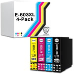 HAYSAR 603XL Multipack High Yield Epson Printer Replacement Ink Cartridge 603 XL
