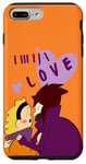 Coque pour iPhone 7 Plus/8 Plus anime garçons amour couple tenant l'autre avec "ninja love"