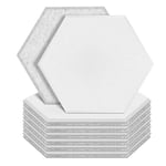1X(12 Pcs Hexagon Acoustic Panels Beveled Edge Sound Proof Foam Panels,Sound Pro