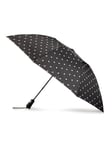 Totes InBrella Parapluie pliable à fermeture inversée – Parapluie compact à fermeture inversée – Portable, coupe-vent et résistant à la pluie avec auvent recyclé, ouverture et fermeture automatiques,
