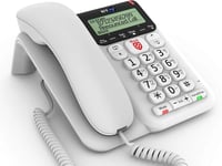 BT Décor 2600 Corded Landline House Phone with Advanced Nuisance Call Blocker