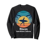 Rincon Santa Barbara California Surfing Vintage Surfer Beach Sweatshirt