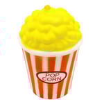 Söt popcorn kläm leksak ångest lindring kläm Squishy bollar klass priser fest gynnar fidget leksaker för barn vuxna null - Röd plus gul