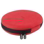 Geekria Shield Case for AirPods Max Headphones with Sleep Mode Control (Red)