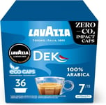 Lavazza, A Modo Mio Dek Cremoso Coffee Capsules, Decaffeinated Coffee Pods Espre