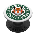 Stranger Things Hawkins Tiger High School Emblem PopSockets PopGrip Interchangeable