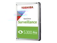 Toshiba S300 Pro Surveillance, 4 Tb, 7200 Rpm, 512 Mb, 3,5", Serial Ata Iii