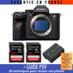 Sony A7S III Nu + 2 SanDisk 32GB Extreme PRO UHS-II 300 MB/s + 1 NP-FZ100 + Guide PDF MCZ DIRECT '20 TECHNIQUES POUR RÉUSSIR VOS PHOTOS
