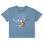Avatar I Believe Aang Can Save The World Women's Cropped T-Shirt - Teal - XL