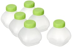 Seb - xf102000 - Lot de 6 petites bouteilles pour yaourtiŠre delices et multi delices delices box
