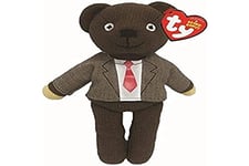 TY Toys Mr. Bean Shirt & Tie - Beanie Baby Soft Plush Toy - Collectible Cuddly Stuffed Teddy