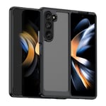 tectTech Samsung Galaxy Z Fold 5 Crystal Hybrid-skal, svart