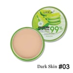 Makeup Setting Powder Foundation Cream Concealer 03 Dark Skin