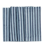 Chamois - Stripe Multi servetter 50x50 cm 4-pack blå