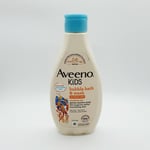 Aveeno Baby Kids Bubble Bath & Wash 250ml | Enriched with Soothing Oat Extract