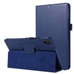 BAUBEY Case for Lenovo Tab M8 HD/Smart Tab M8 / Tab M8 FHD, Premium PU Leather Folio Cover for Lenovo Tab M8 HD TB-8505F TB-8505X / Smart Tab M8 TB-8505FS / Tab M8 FHD TB-8705F 8? Tablet (Dark Blue)