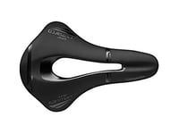 Selle San Marco - Shortfit Open-Fit Carbon FX Wide, Saddle for Road, MTB and Gravel Bikes, with Reduced Length and an Alloy Steel Rail - Black