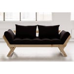 Inside75 Banquette méridienne style scandinave matelas futon BEBOP couchage 75*200cm