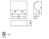 Cup Handle Knob Kitchen Cabinet Cupboard Unit Doors UZ-605 of GTV
