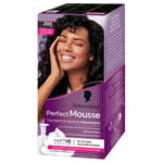 Schwarzkopf - Perfect Mousse - Coloration Cheveux - Mousse Permanente sans Ammoniaque - Masque Soin 96 % d'ingrédients d'origine naturelle - Noir 200