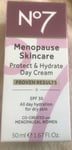No7 Menopause Skincare Protect & Hydrate Spf30 Day Cream NEW