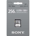 Genuine Sony 256GB E Series SD SDXC Card UHS-II 270MB/s, Retail Pack, UK Seller