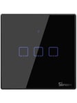 WiFi Smart Wall Switch T3EU3C-TX Black