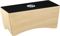 Meinl Percussion Bongo Cajon Instrument - drum box Back-friendly avec timbres, basses et sons de bongos - Surface de jeu noire (BCA2NT/EBK-M)