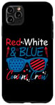 Coque pour iPhone 11 Pro Max Cousin Crew rouge, blanc et bleu, enfants patriotes du 4 juillet 2024
