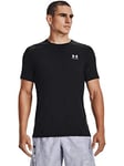 Under Armour Men's UA HG Armour Fitted SS, Lightweight Mens' Running Top, Breathable and Quick-Drying Compression Top