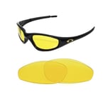 POLARIZED REPLACEMENT NIGHT VISION LENS FOR OAKLEY Straight JACKET 99 SUNGLASSES