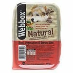 Webbox Natural Tray Beef & Brown Rice - 400g - 225042