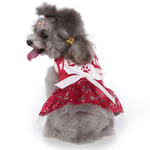 Pet Christmas Sweater Clothes Coat Dog Holiday Winter No.2 M