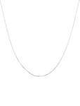 Beloved Short Box Chain Silver Accessories Jewellery Necklaces Chain Necklaces Silver Syster P