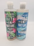 Duo Pack Of Faith in Nature Dragon Fruit Shampoo And Fragrance Free Conditioner 