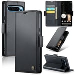 CaseMe Google Pixel 9 Pro XL Slimmat RFID-plånboksfodral, Svart