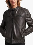 Superdry Leather Moto Racer Jacket