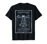 The Vitruvian Man by Leonardo da Vinci T-Shirt T-Shirt