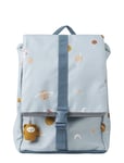 Backpack - Small Planetary *Villkorat Erbjudande Ryggsäck Väska Multi/mönstrad Fabelab