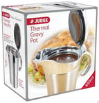 Judge TC329 Thermal Insulated Double Wall Serving Gravy Sauce Boat Pot Jug 650ml