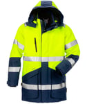 Fristads GORE-TEX® vinterparka jacka, Varsel Gul/Marinblå S male