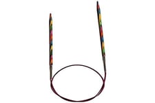 KnitPro KP21386 150 cm x 6 mm Symfonie Fixed Circular Needles, Multi-Color