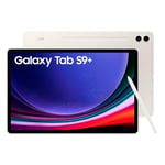 Samsung Galaxy Tab S9+ WiFi Android Tablet, 256GB Storage, Unlocked, 3 Year Manufacturer Extended Warranty (UK Version) - Beige