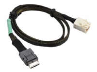 Supermicro - SAS internt kabel - OCuLink (SFF-8611) till Mini SAS HD (SFF-8643) - 57 cm